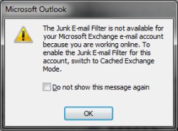 Hosted E-mail - Local Outlook Junk E-mail Filtering