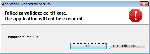 Unable To Launch Legacy Java Applications With Java 7.x Installed
