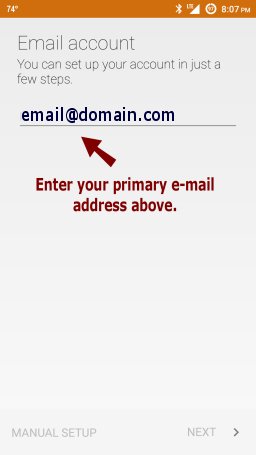 Setting Up Your Android Device With DNS Texas Hosted E-mail Accounts