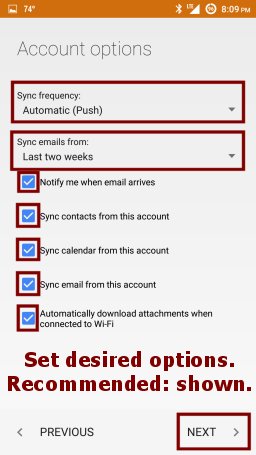 Setting Up Your Android Device With DNS Texas Hosted E-mail Accounts